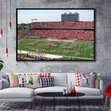 Iowa State Cyclones Stadium Framed Canvas Prints Jack Trice Stadium Wall,Sport Stadium Art Prints, Fan Gift