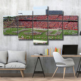 Iowa State Cyclones Stadium Canvas Prints Jack Trice Stadium Wall,Multi Panels,Sport Stadium Art Prints, Fan Gift