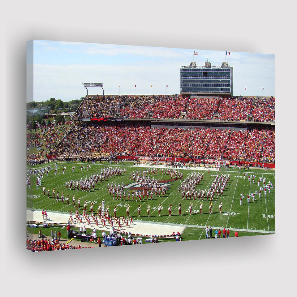 Iowa State Cyclones Stadium Canvas Prints Jack Trice Stadium Wall,Sport Stadium Art Prints, Fan Gift, Wall Decor