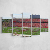 Iowa State Cyclones Stadium Canvas Prints Jack Trice Stadium Wall,Multi Panels,Sport Stadium Art Prints, Fan Gift