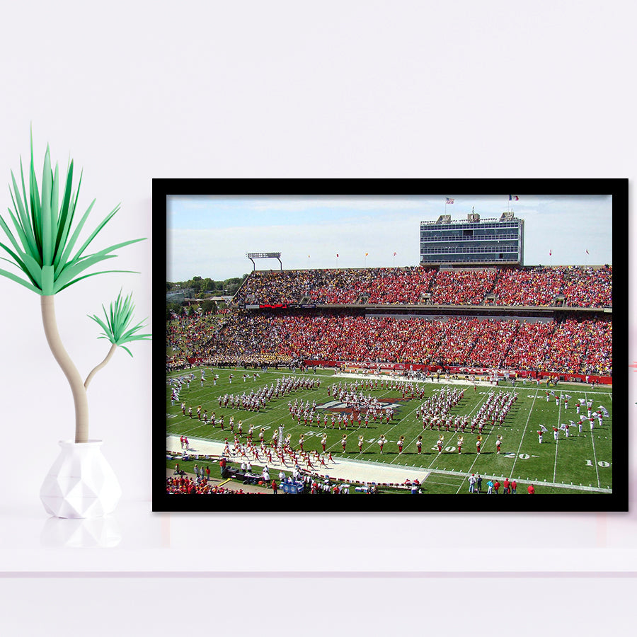Iowa State Cyclones Stadium Art Prints Jack Trice Stadium Wall,Sport Stadium Art Prints, Fan Gift, Wall Decor