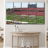 Iowa State Cyclones Stadium Canvas Prints Jack Trice Stadium Wall,Multi Panels B,Sport Stadium Art Prints, Fan Gift
