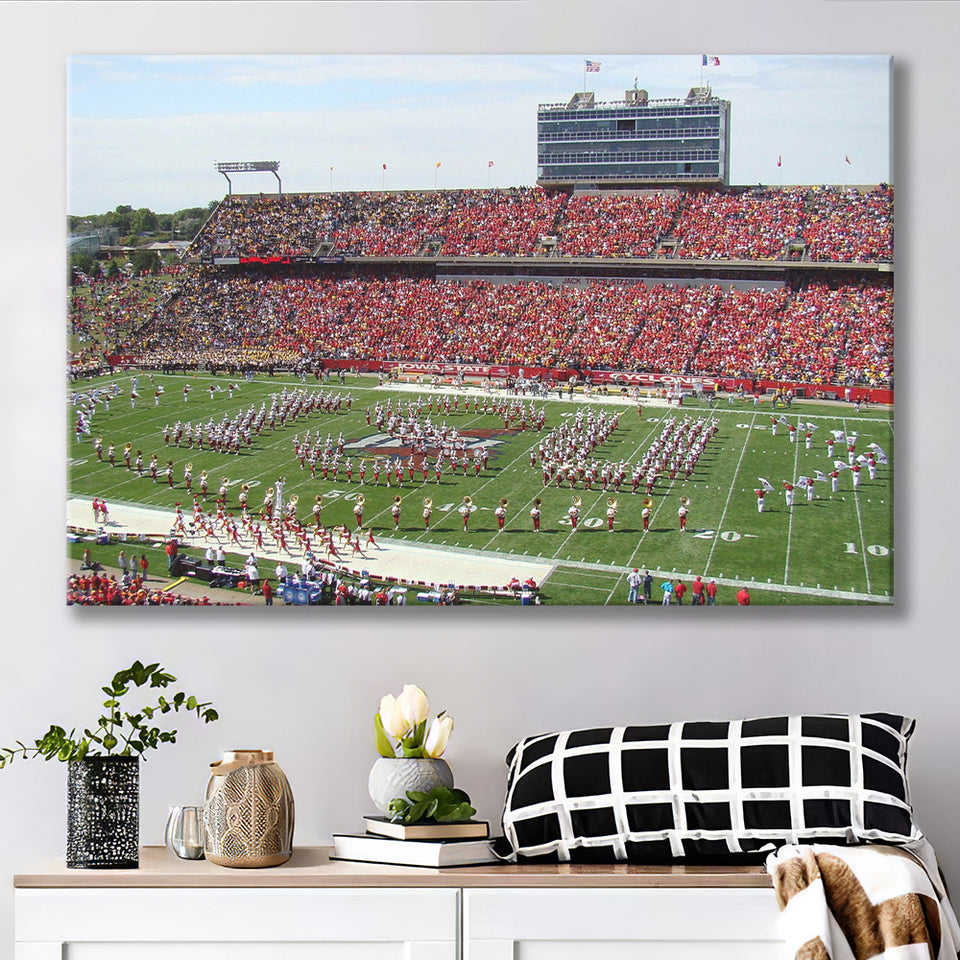 Iowa State Cyclones Stadium Canvas Prints Jack Trice Stadium Wall,Sport Stadium Art Prints, Fan Gift, Wall Decor