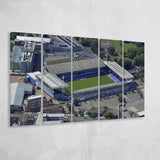 Ipswich Town Stadium Canvas Prints Portman Road Wall Art Football,Multi Panels B,Sport Stadium Art Prints, Fan Gift