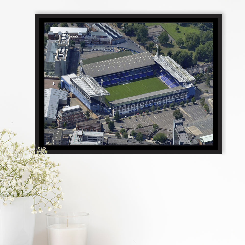 Ipswich Town Stadium Framed Canvas Prints Portman Road Wall Art Football,Sport Stadium Art Prints, Fan Gift