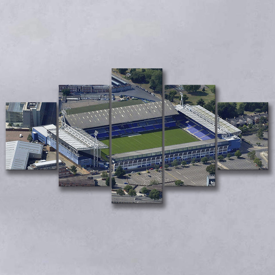 Ipswich Town Stadium Canvas Prints Portman Road Wall Art Football,Multi Panels,Sport Stadium Art Prints, Fan Gift