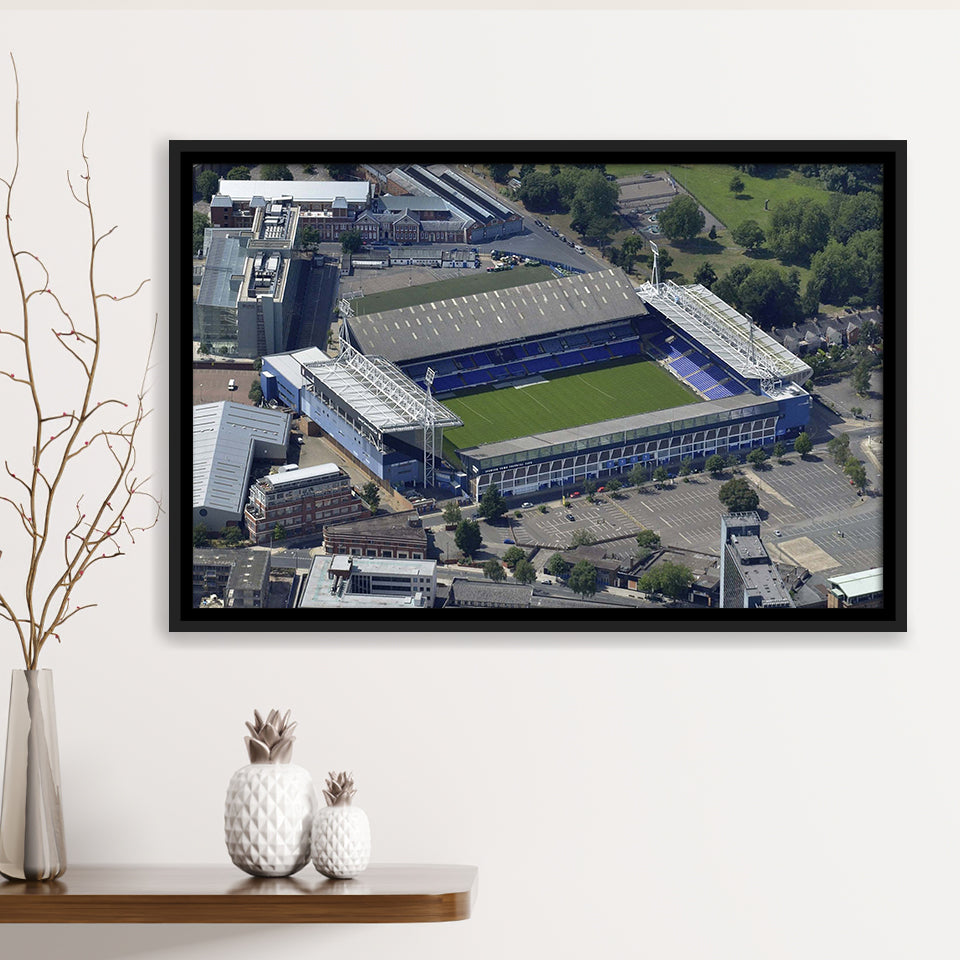 Ipswich Town Stadium Framed Canvas Prints Portman Road Wall Art Football,Sport Stadium Art Prints, Fan Gift