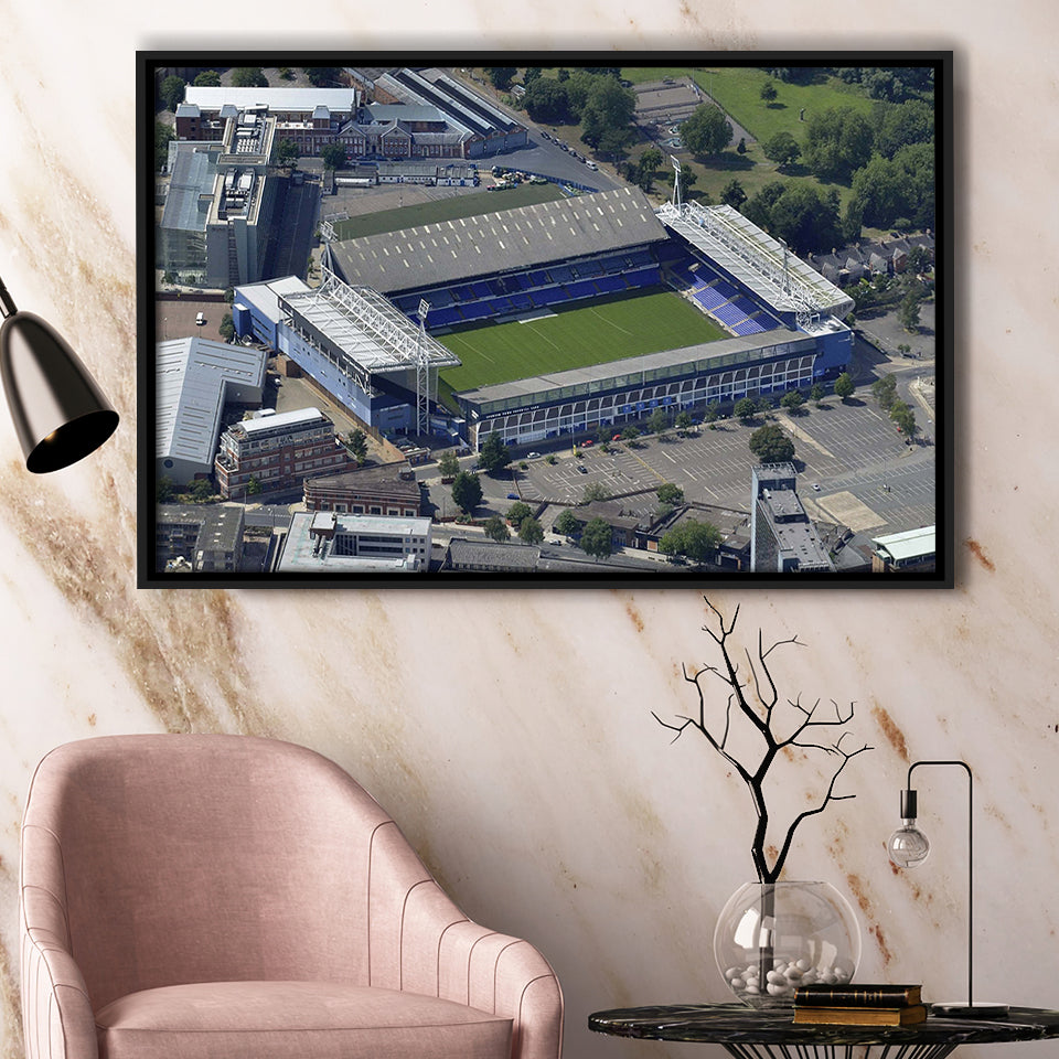 Ipswich Town Stadium Framed Canvas Prints Portman Road Wall Art Football,Sport Stadium Art Prints, Fan Gift