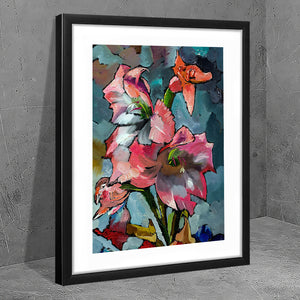 Iris impression - Art Prints, Framed Prints, Wall Art Prints, Frame Art