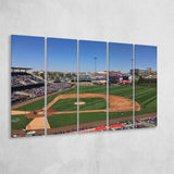Isotopes Park, Stadium Canvas, Sport Art, Gift for him, Multi Panels B, Canvas Prints Wall Art Decor