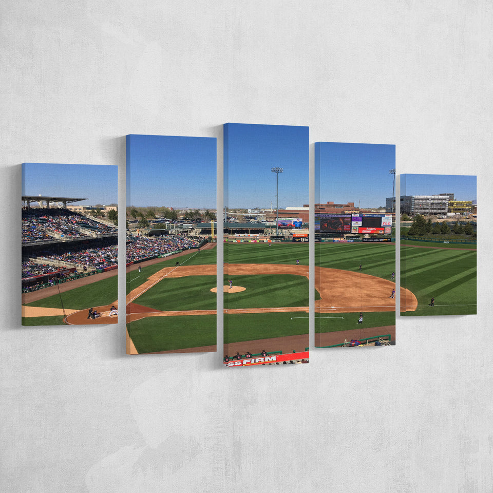 Isotopes Park, Stadium Canvas, Sport Art, Large Canvas, Multi Panels, Canvas Prints Wall Art Decor