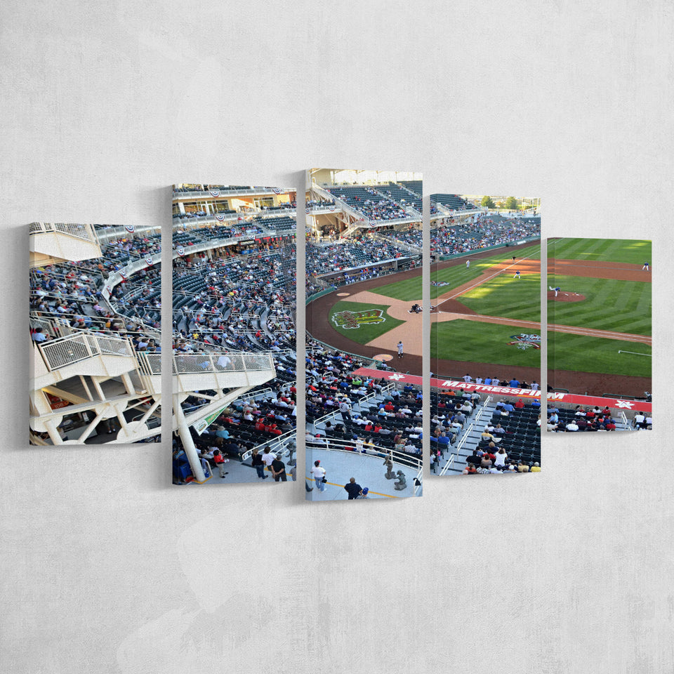 Isotopes Park in Mexico, Stadium Canvas, Sport Art, Large Canvas, Multi Panels, Canvas Prints Wall Art Decor