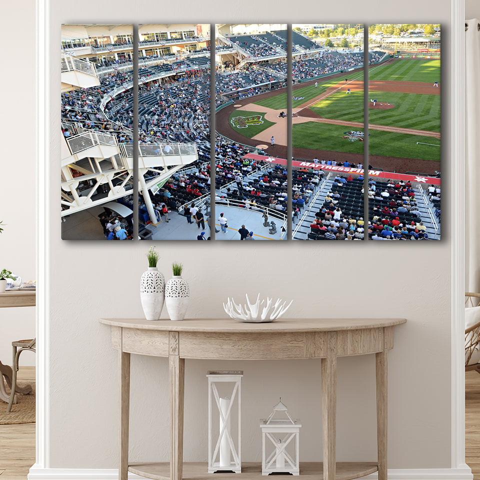 Isotopes Park in Mexico, Stadium Canvas, Sport Art, Gift for him, Multi Panels B, Canvas Prints Wall Art Decor
