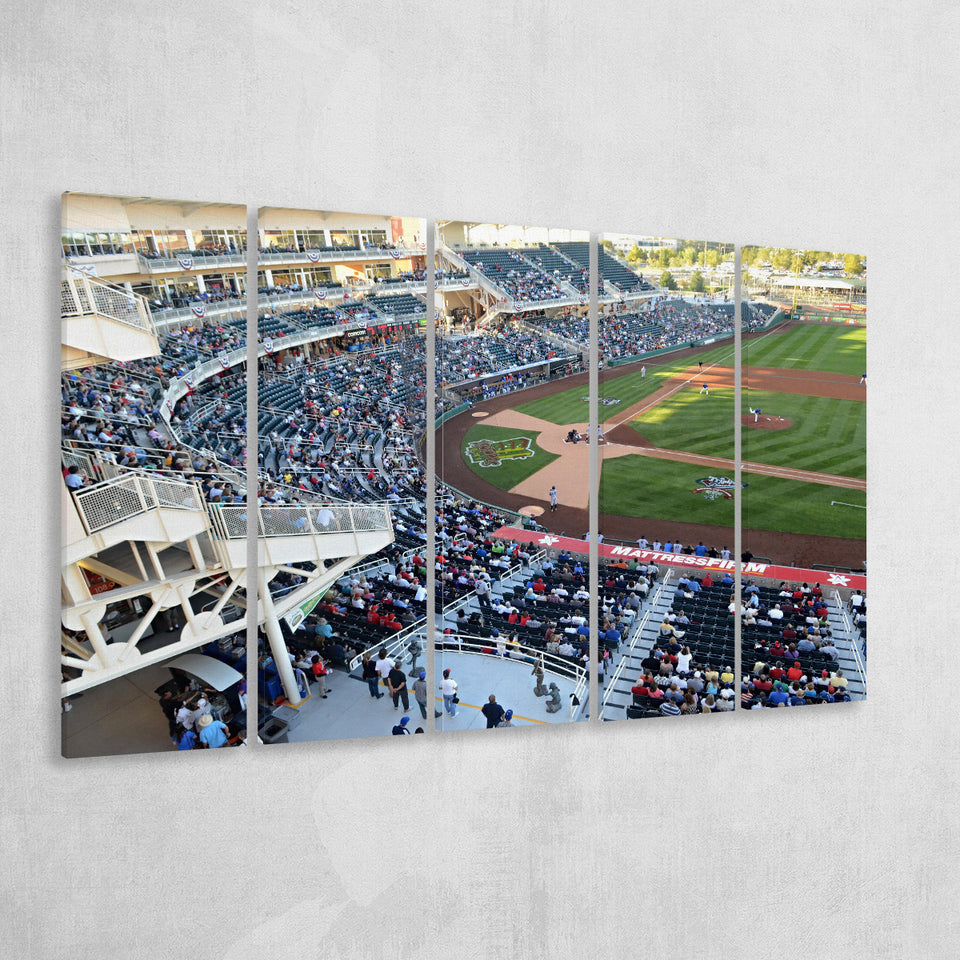 Isotopes Park in Mexico, Stadium Canvas, Sport Art, Gift for him, Multi Panels B, Canvas Prints Wall Art Decor