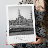 Istanbul Turkey Black And White Art Canvas Prints Wall Art Home Decor