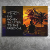 Its Not The Money Canvas Prints Wall Art - Painting Canvas,Office Business Motivation Art, Wall Decor