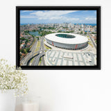 Itaipava Fonte Nova Arena, Stadium Canvas, Sport Art, Gift for him, Framed Canvas Prints Wall Art Decor, Framed Picture