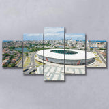 Itaipava Fonte Nova Arena, Stadium Canvas, Sport Art, Large Canvas, Multi Panels, Canvas Prints Wall Art Decor