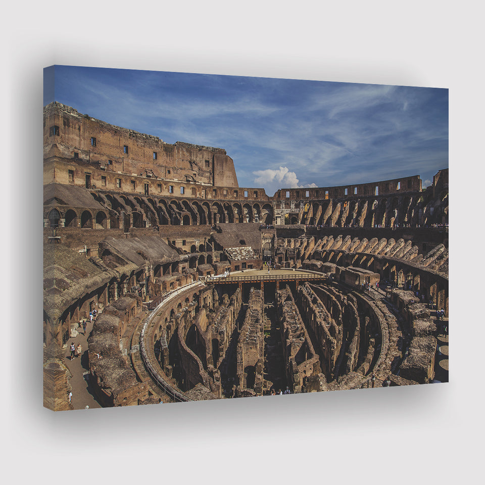 Italy Rome Colesseu, Stadium Canvas, Sport Art, Gift for him, Fan Gift, Canvas Prints Wall Art Decor