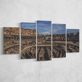 Italy Rome Colesseu, Stadium Canvas, Sport Art, Large Canvas, Multi Panels, Canvas Prints Wall Art Decor