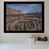 Italy Rome Colesseu, Stadium Canvas, Sport Art, Gift for him, Framed Art Prints Wall Art Decor, Framed Picture