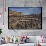 Italy Rome Colesseu, Stadium Canvas, Sport Art, Gift for him, Framed Art Prints Wall Art Decor, Framed Picture