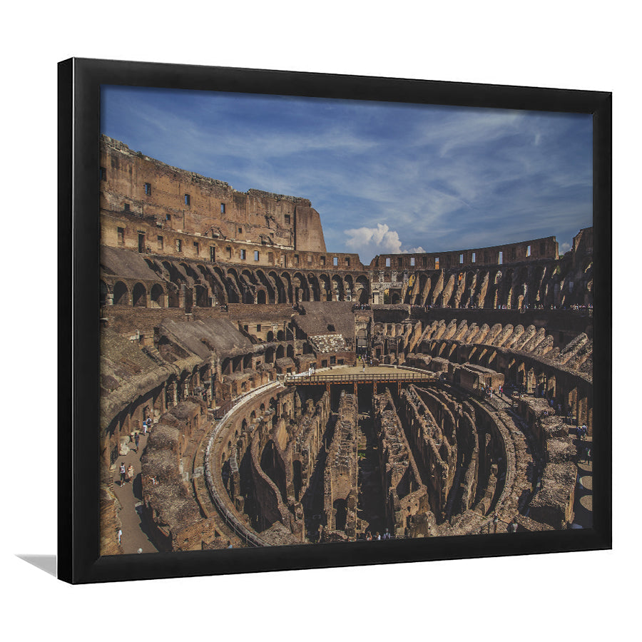 Italy Rome Colesseu, Stadium Canvas, Sport Art, Gift for him, Framed Art Prints Wall Art Decor, Framed Picture