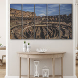 Italy Rome Colesseu, Stadium Canvas, Sport Art, Gift for him, Multi Panels B, Canvas Prints Wall Art Decor