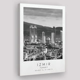 Izmir Turkey Black And White Art Canvas Prints Wall Art Home Decor