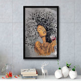 Joy Joy Framed Canvas Prints Wall Art Home Decor - Painting Canvas,Black Frame, Ready to hang