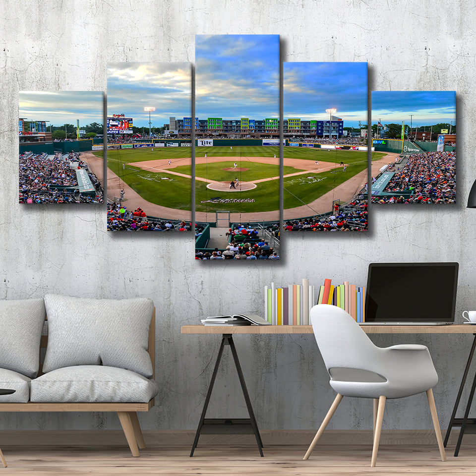 Jackson Field, Stadium Canvas, Sport Art, Large Canvas, Multi Panels, Canvas Prints Wall Art Decor