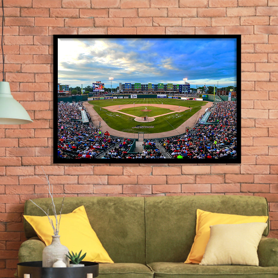 Jackson Field, Stadium Canvas, Sport Art, Gift for him, Framed Art Prints Wall Art Decor, Framed Picture