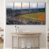 Jackson Field in Lansing, Stadium Canvas, Sport Art, Gift for him, Multi Panels B, Canvas Prints Wall Art Decor