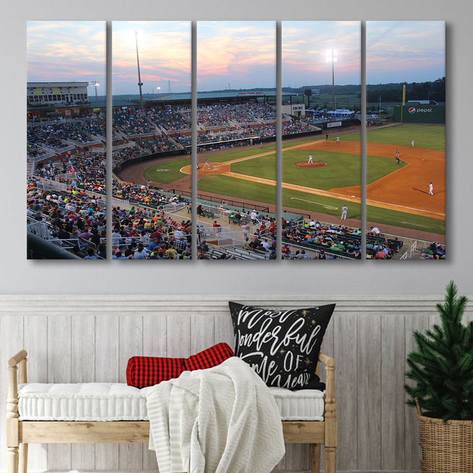 Jackson Field in Lansing, Stadium Canvas, Sport Art, Gift for him, Multi Panels B, Canvas Prints Wall Art Decor