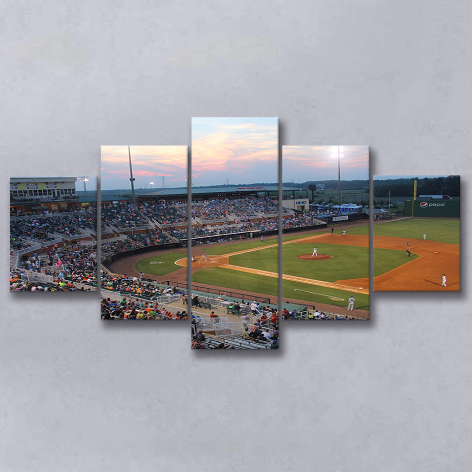 Jackson Field in Lansing, Stadium Canvas, Sport Art, Large Canvas, Multi Panels, Canvas Prints Wall Art Decor
