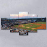 Jackson Field in Lansing, Stadium Canvas, Sport Art, Large Canvas, Multi Panels, Canvas Prints Wall Art Decor