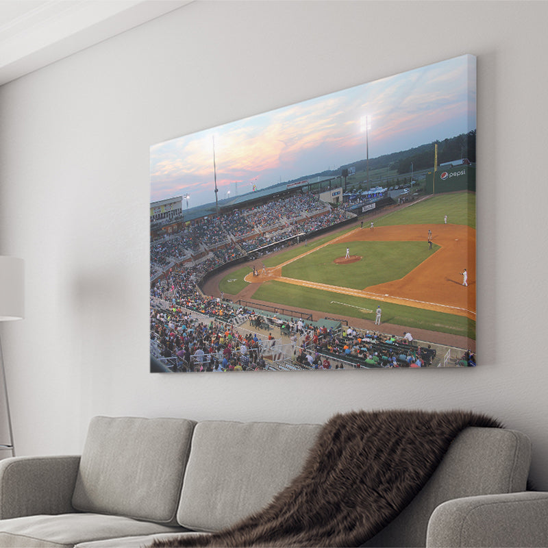 Jackson Field in Lansing, Stadium Canvas, Sport Art, Gift for him, Fan Gift, Canvas Prints Wall Art Decor