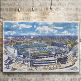 Jaguars Football Stadium TIAA Bank Field Watercolor, Sport Art Prints Fan Gift, Canvas Prints Wall Art Decor