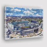 Jaguars Football Stadium TIAA Bank Field Watercolor, Sport Art Prints Fan Gift, Canvas Prints Wall Art Decor