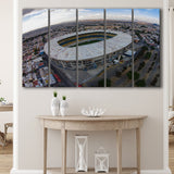 Jalisco Stadium Aerial View, Stadium Canvas, Sport Art, Gift for him, Multi Panels B, Canvas Prints Wall Art Decor
