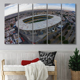 Jalisco Stadium Aerial View, Stadium Canvas, Sport Art, Gift for him, Multi Panels B, Canvas Prints Wall Art Decor