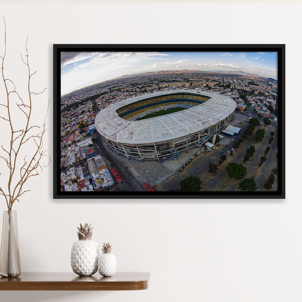 Jalisco Stadium Aerial View, Stadium Canvas, Sport Art, Gift for him, Framed Canvas Prints Wall Art Decor, Framed Picture