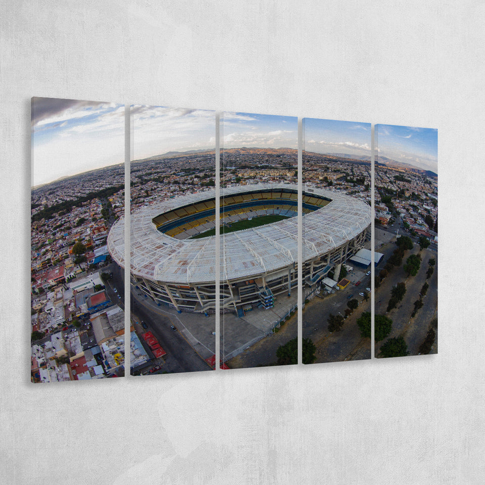 Jalisco Stadium Aerial View, Stadium Canvas, Sport Art, Gift for him, Multi Panels B, Canvas Prints Wall Art Decor