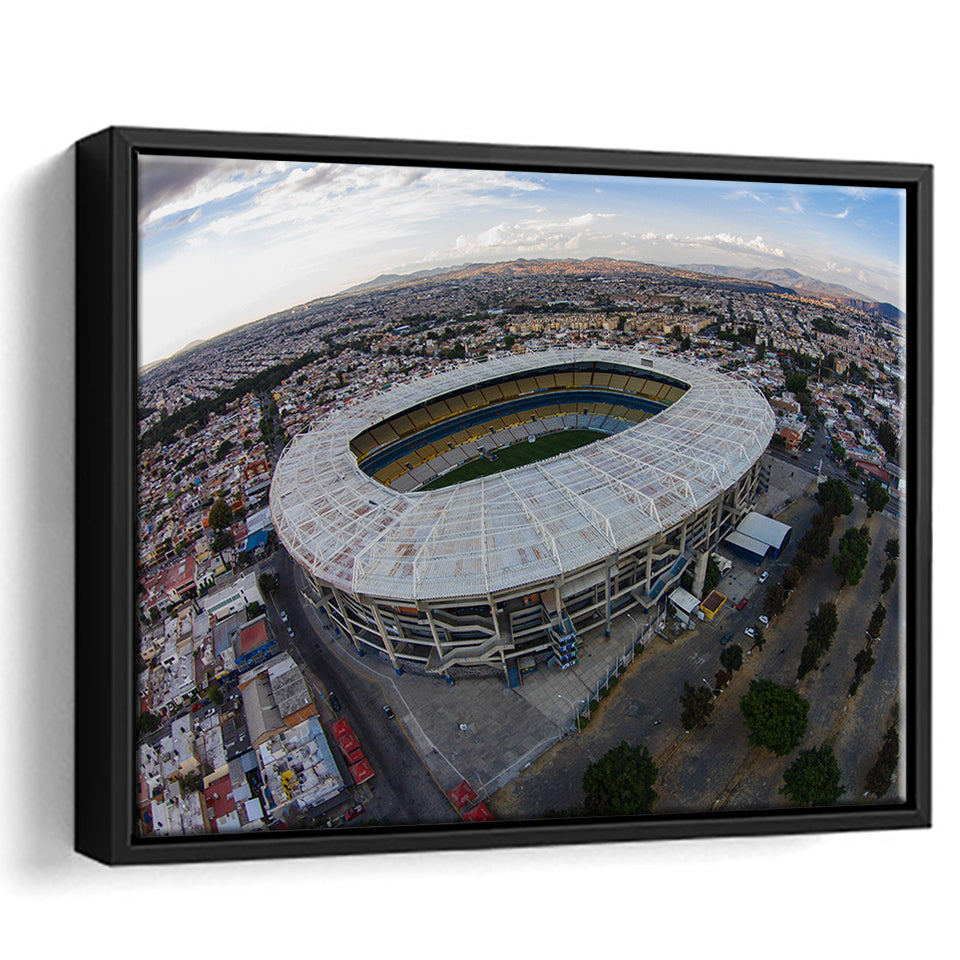 Jalisco Stadium Aerial View, Stadium Canvas, Sport Art, Gift for him, Framed Canvas Prints Wall Art Decor, Framed Picture