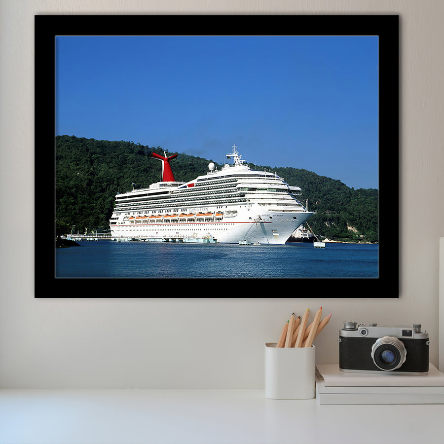 Jamaica Ocho Rios Cruise Ship Framed Art Prints Wall Decor - Painting Art, Framed Picture, Home Decor, For Sale