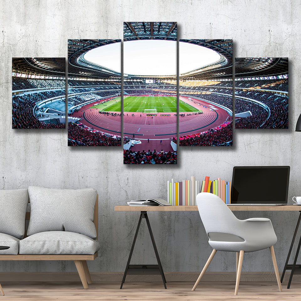 Japan National Stadium, Stadium Canvas, Sport Art, Large Canvas, Multi Panels, Canvas Prints Wall Art Decor