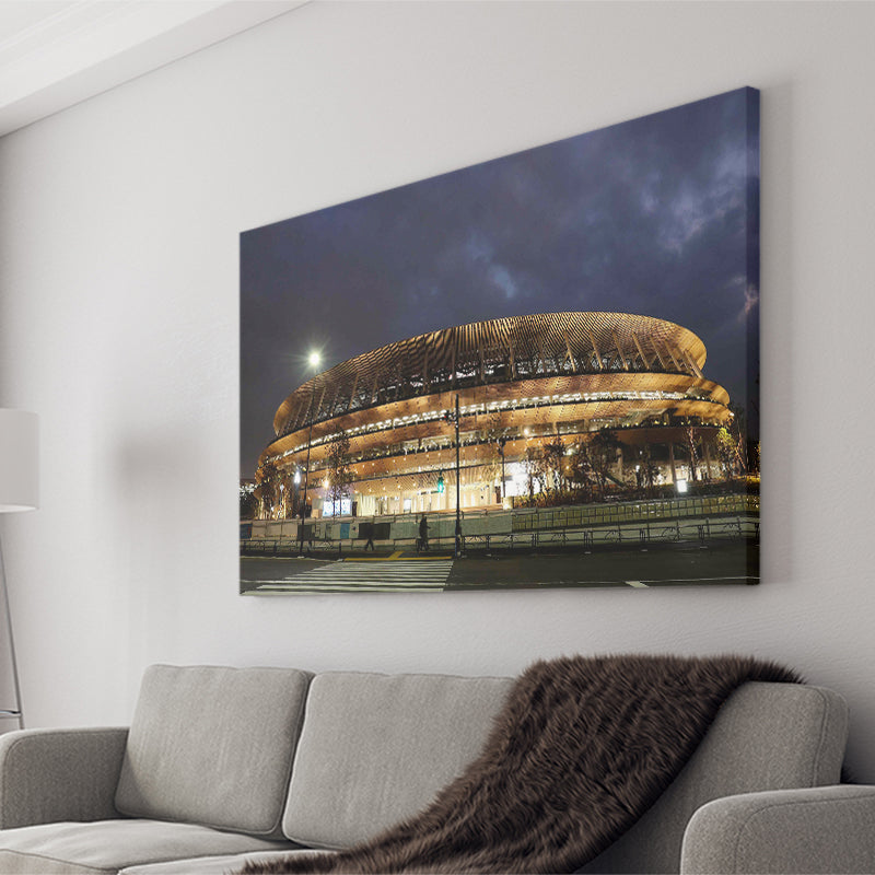 Japan New National Stadium, Stadium Canvas, Sport Art, Gift for him, Fan Gift, Canvas Prints Wall Art Decor