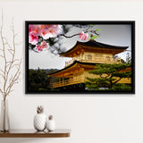 Japan Canvas Large Japanese Decor Framed Canvas Prints Wall Art Home Decor - Painting Canvas, Black Frame, Framed Picture