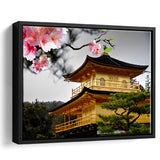 Japan Canvas Large Japanese Decor Framed Canvas Prints Wall Art Home Decor - Painting Canvas, Black Frame, Framed Picture