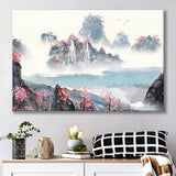 Japanese Sakura Canvas Landscape Landscape Canvas Prints Wall Art Home Decor - Painting Canvas, Ready to hang